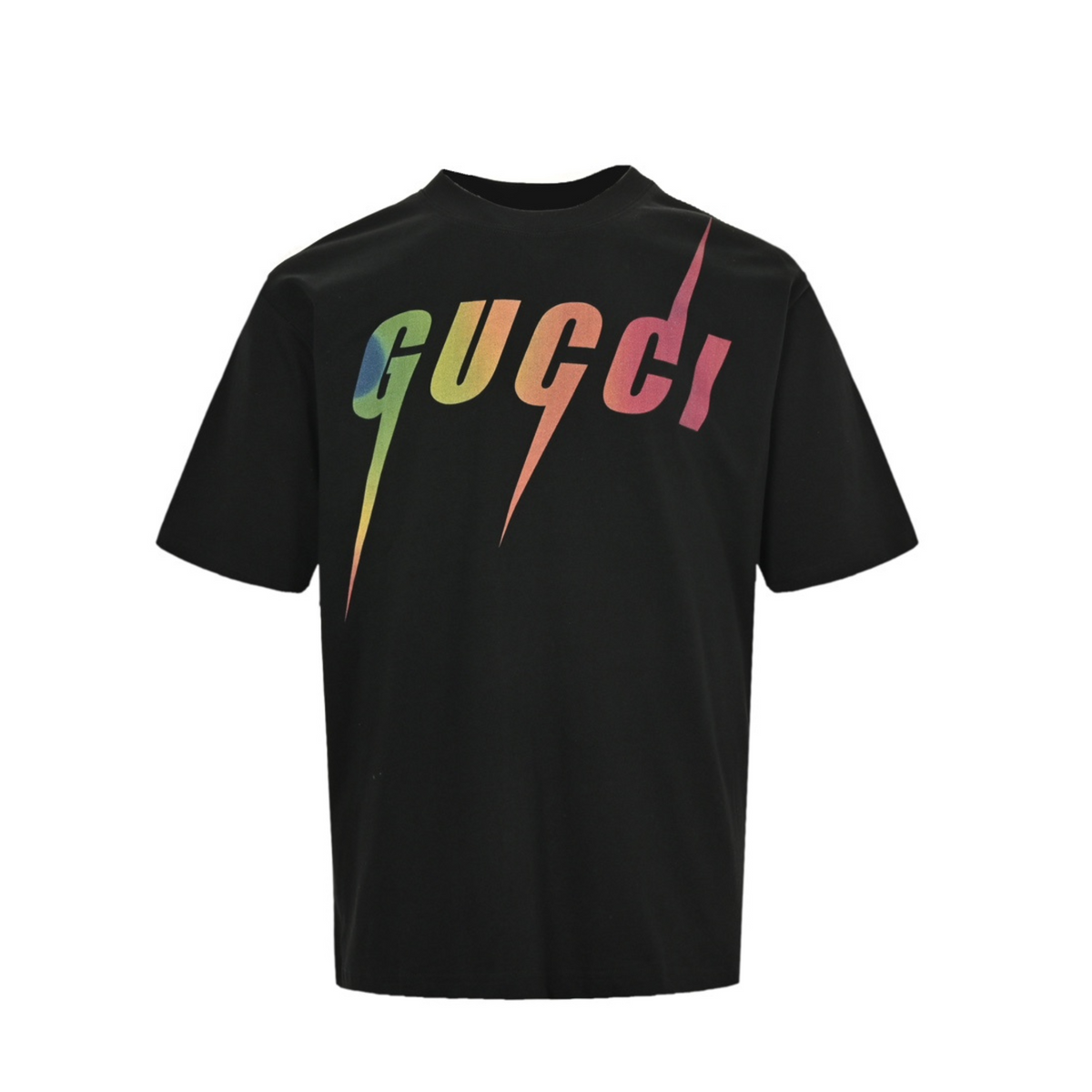 Camiseta Gucci Feminina de algodão Pima 100%, disponível em rosa claro, azul marinho e branco. Design elegante com logo discreto, ideal para qualquer ocasião e estilo sofisticado.